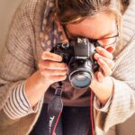 Woman taking a photo